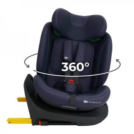 Автокрісло Kinderkraft i-Grow 2 Plus i-Size Navy KCIGRO02NAVPL00