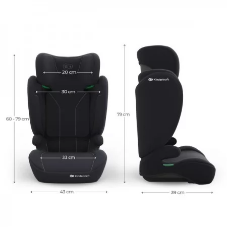 Автокрісло Kinderkraft i-Spark 2 Plus i-Size Black KCISPA02BLKPL00