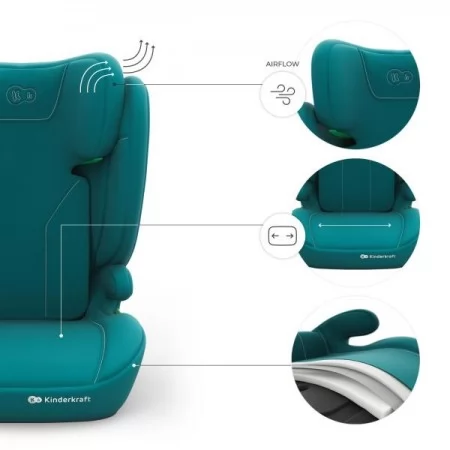 Автокрісло Kinderkraft i-Spark 2 Plus i-Size Green KCISPA02GREPL00