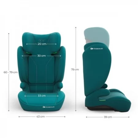 Автокрісло Kinderkraft i-Spark 2 Plus i-Size Green KCISPA02GREPL00