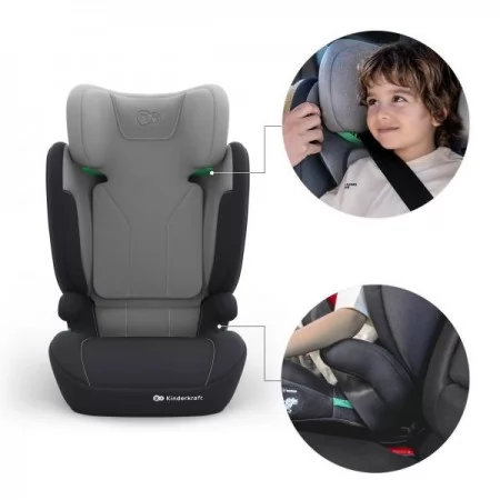 Автокрісло Kinderkraft i-Spark 2 Plus i-Size Grey KCISPA02GRYPL00 Автокрісло Kinderkraft i-Spark 2 Plus i-Size Grey KCISPA02GRYPL00