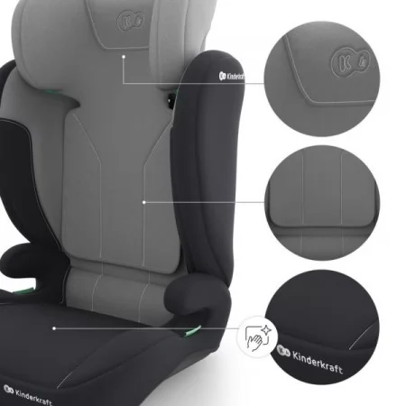 Автокрісло Kinderkraft i-Spark 2 Plus i-Size Grey KCISPA02GRYPL00 Автокрісло Kinderkraft i-Spark 2 Plus i-Size Grey KCISPA02GRYPL00