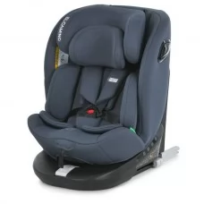 Дитяче автокрісло ME 1187 i-FREE Moon Gray дитяче, i-SIZE R129, фаза 1,2 (40-150см), top tether, isofix, 360,  темно-сірий