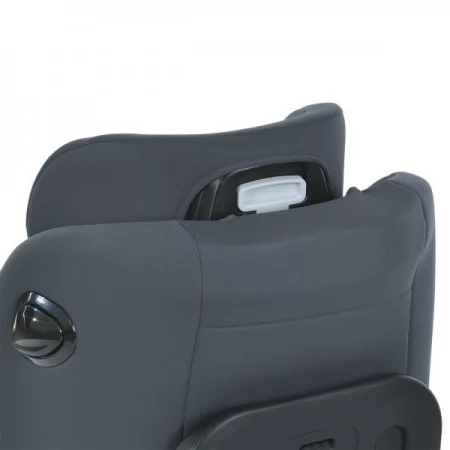 Дитяче автокрісло ME 1187 i-FREE Moon Gray дитяче, i-SIZE R129, фаза 1,2 (40-150см), top tether, isofix, 360,  темно-сірий