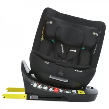 Автокресло ME 1188 i-HOLD Black детское, i-SIZE R129, фаза 1,2 (рост дет.40-150см), Top Tether, isofix, поворот 360?, черный Автокресло ME 1188 i-HOLD Black детское, i-SIZE R129, фаза 1,2 (рост дет.40-150см), Top Tether, isofix, поворот 360?, черный
