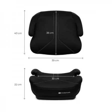 Автокрісло-бустер Kinderkraft i-Boost 2 Black KCIBOO02BLK0000
