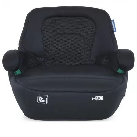 Автокресло-бустер ME 1112 i-GO Black детское, I-size 125-150 см, черный