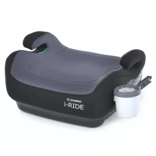 Автокресло-бустер ME 1147 i-RIDE Stone Black детское, i-SIZE R129 125-150 см, isofix, подстаканник, темно-серое