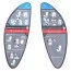 Дитяче автокрісло дитяче ME 1114 EVEREST Light Gray 0, 1, 2, 3 до36кг, 5-ти точ.рем.безпеки, isofix, 360град, світло-сірий