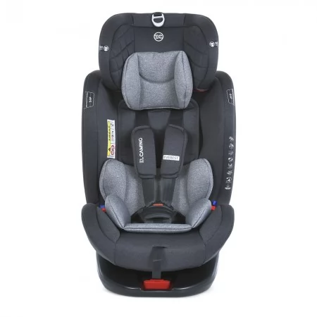 Дитяче автокрісло дитяче ME 1114 EVEREST Light Gray 0, 1, 2, 3 до36кг, 5-ти точ.рем.безпеки, isofix, 360град, світло-сірий