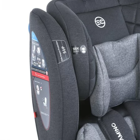 Дитяче автокрісло дитяче ME 1114 EVEREST Light Gray 0, 1, 2, 3 до36кг, 5-ти точ.рем.безпеки, isofix, 360град, світло-сірий