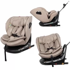 Автокрісло CARRELLO Sirius 2.0 CRL-8809 Sandstone Beige i-Size 40-150см ISOFIX, поворот, якір 