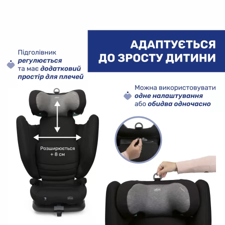 Автокресло Fold&Go S i-Size, группа 2/3 арт. 87117.33 цвет Черный Автокресло Fold&Go S i-Size, группа 2/3 арт. 87117.33 цвет Черный