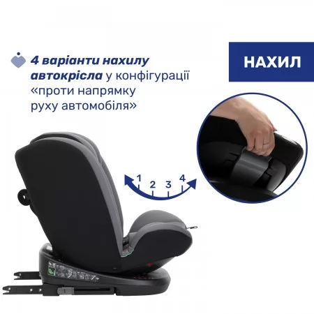 Дитяче автокрісло Mokita i-Size, група 1/2/3 арт. 87033.73 колір Сірий Дитяче автокрісло Mokita i-Size, група 1/2/3 арт. 87033.73 колір Сірий