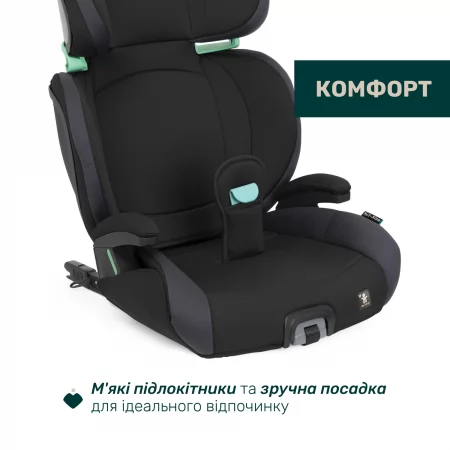 Автокрісло Quizy i-Size, група 2/3 арт. 87025 колір Чорний