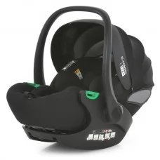 Дитяче автокрісло дитяче El Camino i-FIX+ ME 1110 Moon Black i-SIZE R129, зріст дитини 40-87см, рег.підголівник, 2 ур.,москіт,чохол, чорн