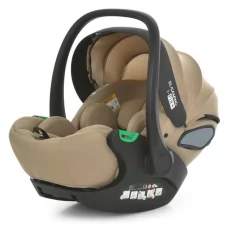 Детское автокресло El Camino i-FIX+ ME 1110 Natural Beige i-SIZE R129, рост ребенка 40-87см, рег.подголовник, 2 ур.,москит,чехол, беж