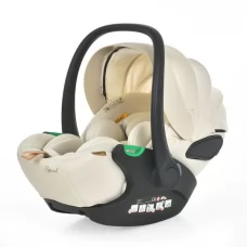 Детское автокресло El Camino i-FIX+ ME 1110 Pearl Special Edition, i-SIZE R129, рост ребенка 40-87см, рег.подголовник, 2 ур.,москит,чехол, св.беж