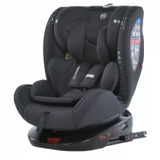 Дитяче автокрісло дитяче ME 1114 EVEREST Dark Gray 0, 1, 2, 3 до36кг, 5-ти точ.рем.безпеки, isofix, 360град, темно-сірий