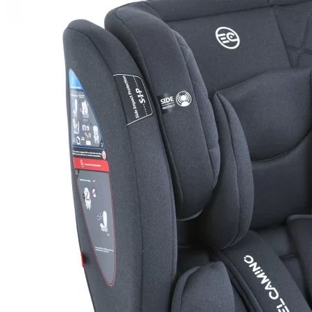 Дитяче автокрісло дитяче ME 1114 EVEREST Dark Gray 0, 1, 2, 3 до36кг, 5-ти точ.рем.безпеки, isofix, 360град, темно-сірий