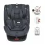 Дитяче автокрісло дитяче ME 1114 EVEREST Dark Gray 0, 1, 2, 3 до36кг, 5-ти точ.рем.безпеки, isofix, 360град, темно-сірий