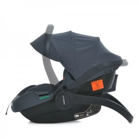 Дитяче автокрісло дитяче ME 1186 i-KEEP Melange Rock Gray i-SIZE R129, зріст дитини 40-87см, рег.підголівник, темно-сірий