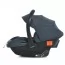 Дитяче автокрісло дитяче ME 1186 i-KEEP Melange Rock Gray i-SIZE R129, зріст дитини 40-87см, рег.підголівник, темно-сірий