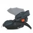Дитяче автокрісло дитяче ME 1186 i-KEEP Melange Rock Gray i-SIZE R129, зріст дитини 40-87см, рег.підголівник, темно-сірий