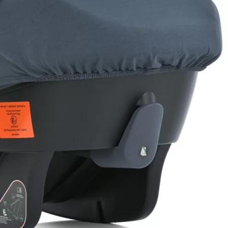 Дитяче автокрісло дитяче ME 1186 i-KEEP Melange Rock Gray i-SIZE R129, зріст дитини 40-87см, рег.підголівник, темно-сірий