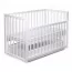 Дитяче ліжечко BabyToysDS-401 білий трансформер з шухлядою