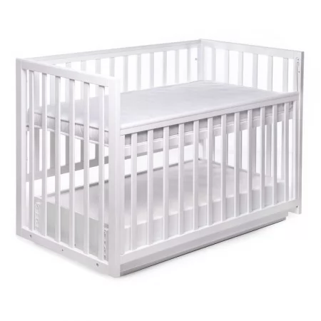 Дитяче ліжечко BabyToysDS-401 білий трансформер з шухлядою