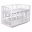 Дитяче ліжечко BabyToysDS-401 білий трансформер з шухлядою