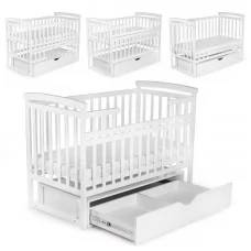 Кроватка-трансформер детская BabyToys DS-101 с ящиком и маятником Кроватка-трансформер детская BabyToys DS-101 с ящиком и маятником