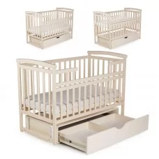 Кроватка-трансформер BabyToys DS-102 из дерева с ящиком