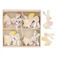 Фигурка-подвеска Пасхи "Easter Bunny" 13×13 см, 12 шт/уп, R33812, Stenson Фигурка-подвеска Пасхи "Easter Bunny" 13×13 см, 12 шт/уп, R33812, Stenson