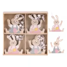 Фигурка-подвеска Пасхи "Easter Bunny" 13×13 см, 12 шт/уп, R33815, Stenson Фигурка-подвеска Пасхи "Easter Bunny" 13×13 см, 12 шт/уп, R33815, Stenson