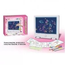 Доска для рисования BabyToys YM 12 с подсветкой и трафаретами