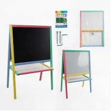 Детский мольберт BabyToys двусторонний с мелом 54х82 см