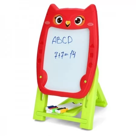 Детский мольберт двусторонняя доска BabyToys 819 с мелом