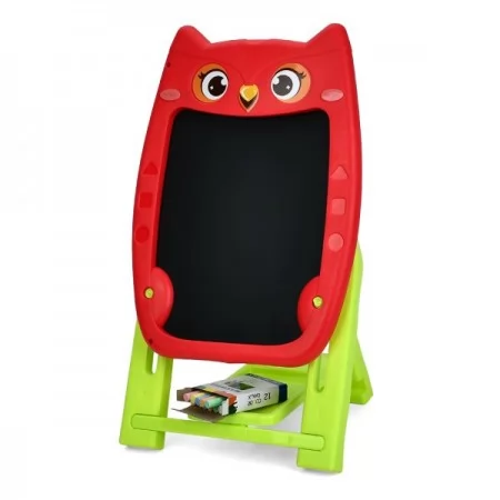 Детский мольберт двусторонняя доска BabyToys 819 с мелом