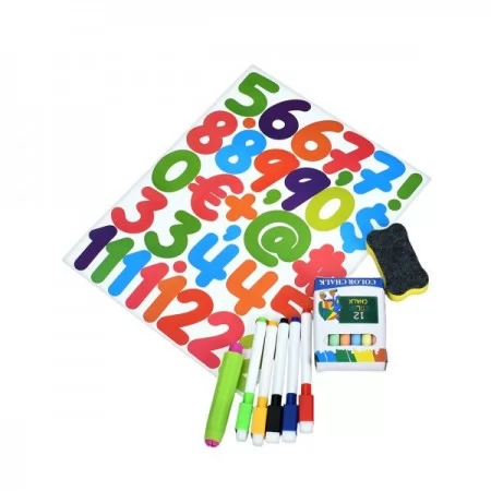 Детский мольберт двусторонняя доска BabyToys 819 с мелом