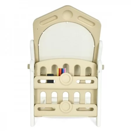 Детский мольберт BabyToys Y1029 складной с магнитной доской