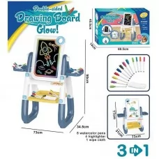 Детский мольберт BabyToys YM 2216 с подсветкой 3 в 1 Детский мольберт BabyToys YM 2216 с подсветкой 3 в 1