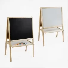 Детский магнитный мольберт BabyToys 850165 двусторонний 100х66 см