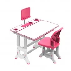 Детская парта BabyToys UL-90311 регулируемая с лампой розовая