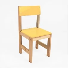 Детский стульчик BabyToys С-61334 жёлтый высота 31 см