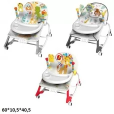 Шезлонг-качалка BabyToys 3689-B с вибрацией и музыкой 0-20кг Шезлонг-качалка BabyToys 3689-B с вибрацией и музыкой 0-20кг