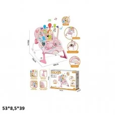 Шезлонг-качалка детский BabyToys YK7011C с вибрацией и музыкой Шезлонг-качалка детский BabyToys YK7011C с вибрацией и музыкой