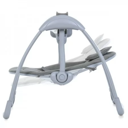 Заколисуючий центр-шезлонг 6599 з таймером, 5 швидкостями, музикою та дугою з підвісками, сірий Заколисуючий центр-шезлонг 6599 з таймером, 5 швидкостями, музикою та дугою з підвісками, сірий