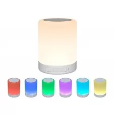 Колонка Bluetooth сенсорная EL-543-33, подсветка LED и будильник